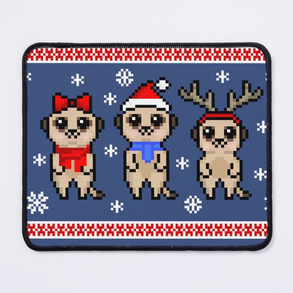 Item preview, Cute Christmas Meercats Pun Ding Dong Meerily on High designed and sold by Pixe11y.
