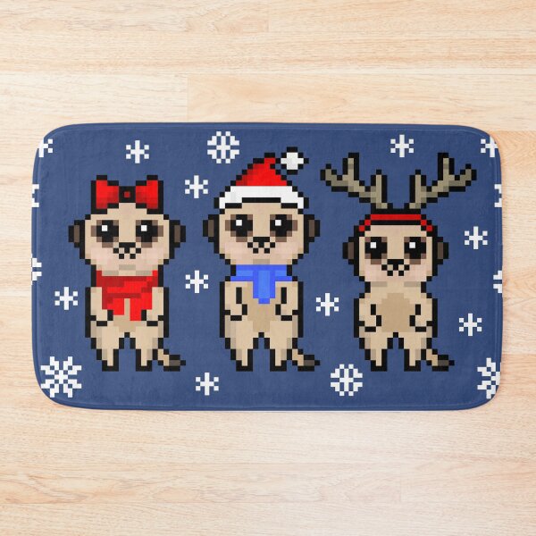 Item preview, Cute Christmas Meercats Pun Ding Dong Meerily on High designed and sold by Pixe11y.