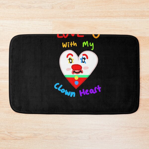 Item preview, Love you with my Clown Heart designed and sold by WildChildArts.