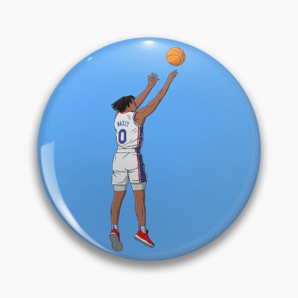 Item preview, Tyrese Maxey - Philadelphia 76ers Basketball designed and sold by sportsign.
