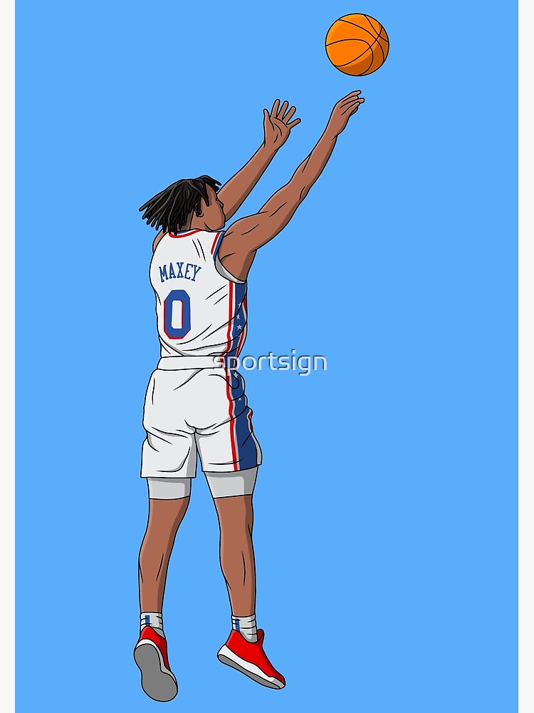 Tyrese Maxey Poster for Sale by vincedusty