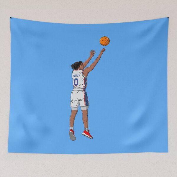 Item preview, Tyrese Maxey - Philadelphia 76ers Basketball designed and sold by sportsign.