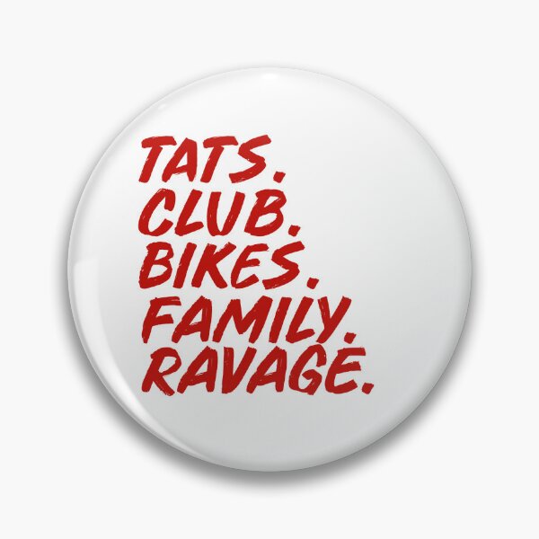 Item preview, TATS. CLUB. BIKES. FAMILY. RAVAGE, designed and sold by ryanmichele.