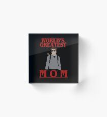 Steve Harrington - World's greatest mom Acrylic Block