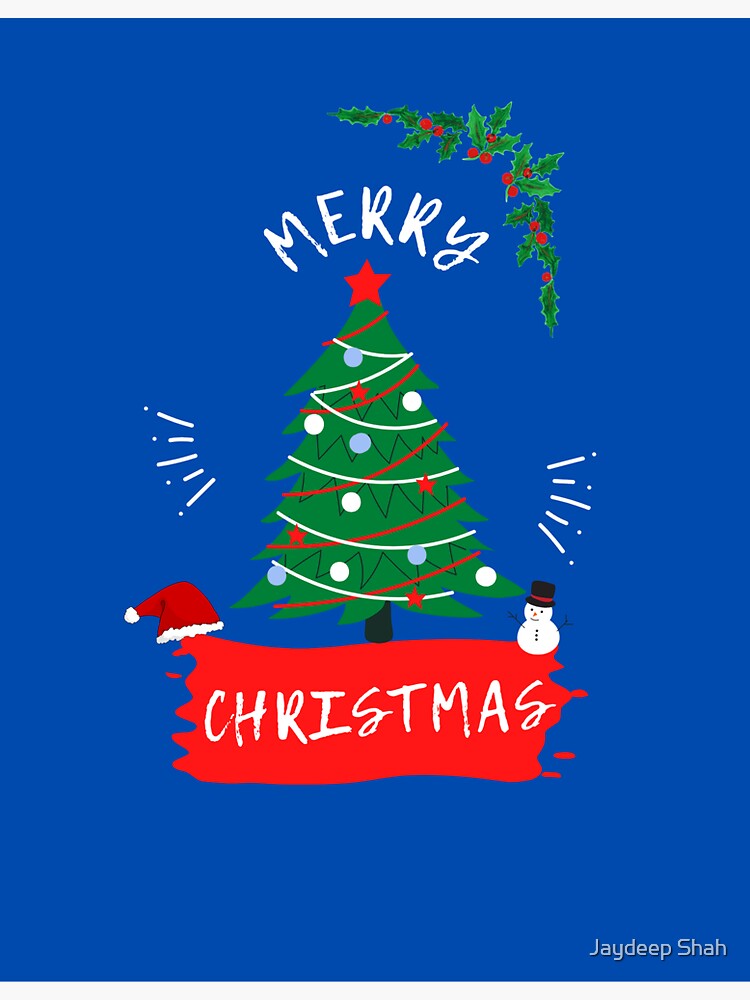 Thumbnail 3 of 3, Sticker, Merry Christmas designed and sold by jaydeepshah.