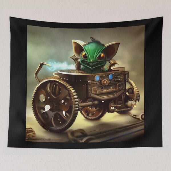 Artikelvorschau, Steam-Punk-Gremlin entworfen und verkauft von Dose of Dysfunction.