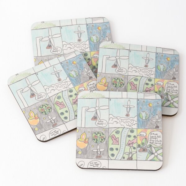 Item preview, Wind Turbine Travellers (Comic Strip) designed and sold by BeanWired.