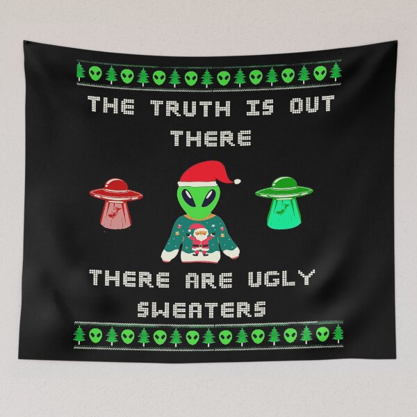 Item preview, alien ugly sweater designed and sold by TygerOCatz.