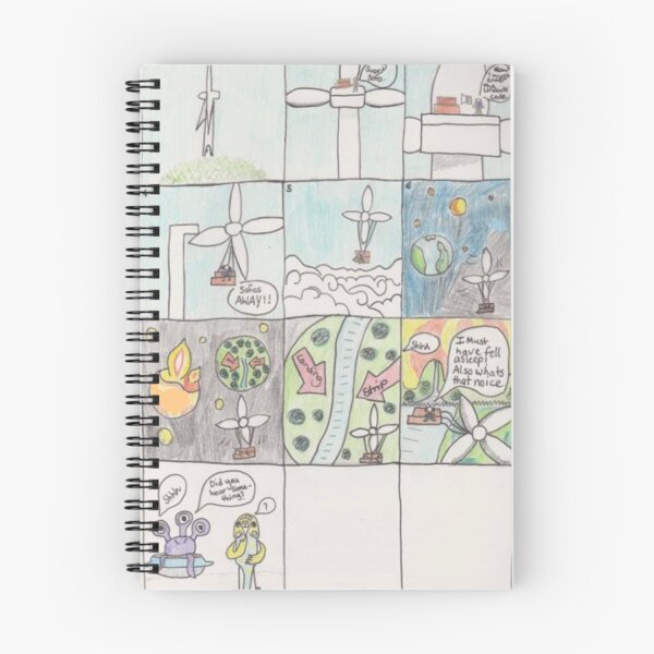 Item preview, Wind Turbine Travellers (Comic Strip) designed and sold by BeanWired.
