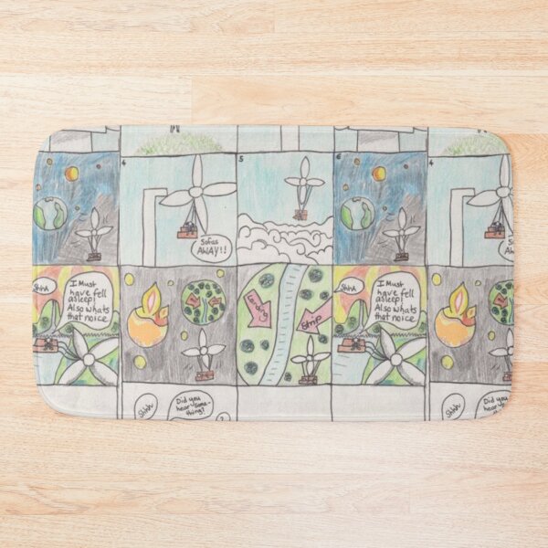 Item preview, Wind Turbine Travellers (Comic Strip) designed and sold by BeanWired.