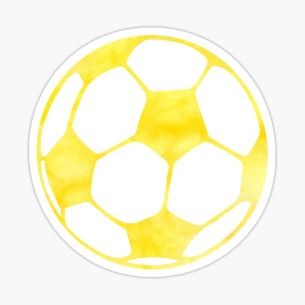 Item preview, Yellow Soccer Ball  designed and sold by gracehertlein.