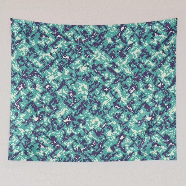Item preview, Mint Green Camouflage Paint Daubs Seamless Digital Patterns designed and sold by ShopieHome.