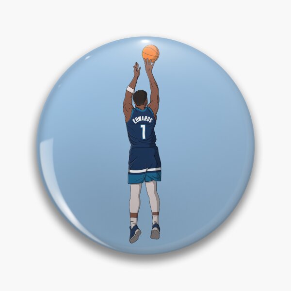 Item preview, Anthony Edwards - Minnesota Timberwolves Basketball designed and sold by sportsign.