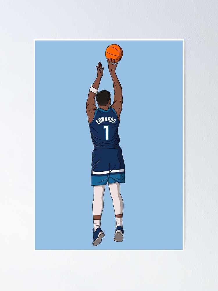 Anthony Edwards - Minnesota Timberwolves Basketball | Poster