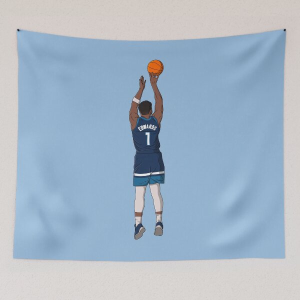 Item preview, Anthony Edwards - Minnesota Timberwolves Basketball designed and sold by sportsign.