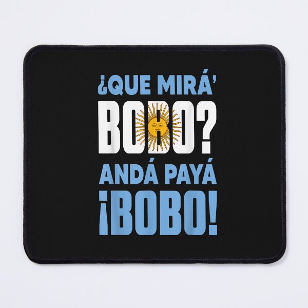Item preview, Qué mirás bobo, andá pa' allá funny speech T-Shirt designed and sold by Blue-Rechard.