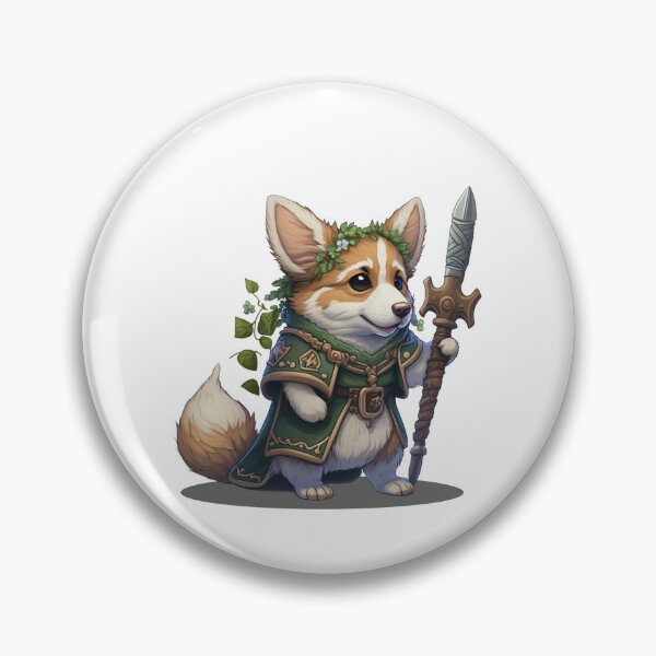 Item preview, Corgifolk Druid Character designed and sold by DesignTerror.