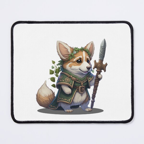Item preview, Corgifolk Druid Character designed and sold by DesignTerror.