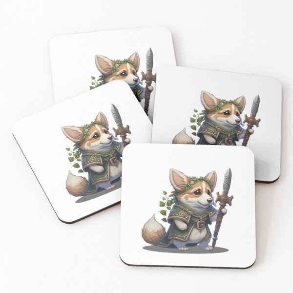 Item preview, Corgifolk Druid Character designed and sold by DesignTerror.