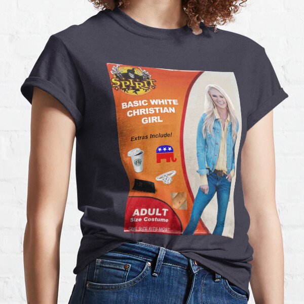 basic white girl t shirts