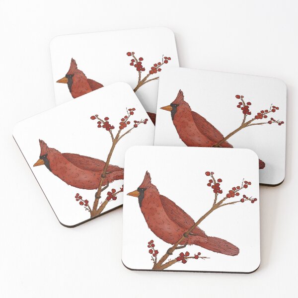 Item preview, Ink and Wash Cardinal designed and sold by WallaceColor.