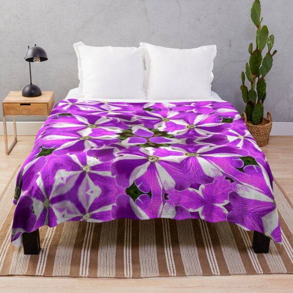 Item preview, Purple Verbena Pattern designed and sold by Patternflower.