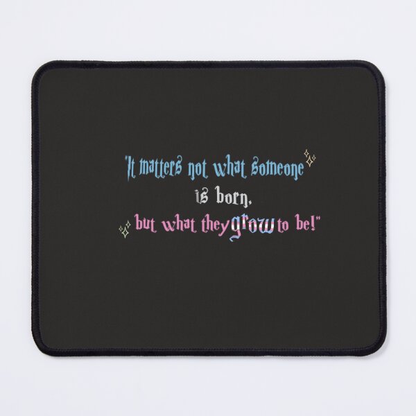 Item preview, Trans pride Dumbledore quote designed and sold by ColorfullBlobs.