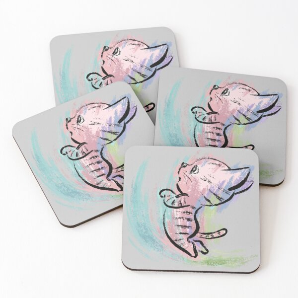Item preview, Jumping kitten designed and sold by Toru Sanogawa.