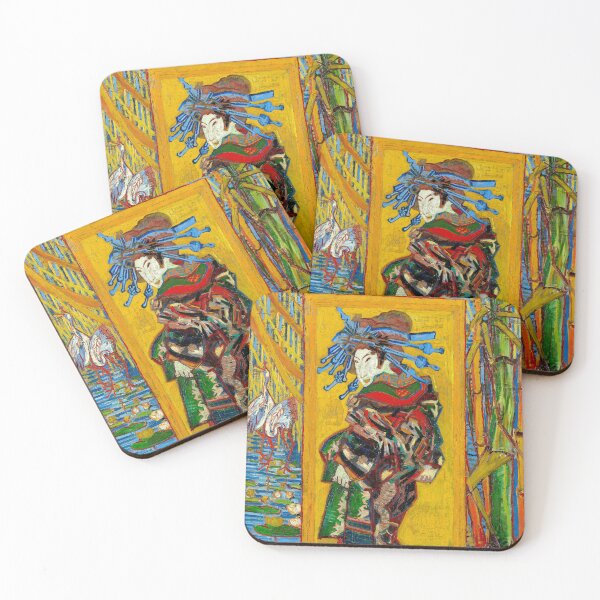 Artikelvorschau, Japonaiserie Oiran nach Keisai Eisen - Vincent van Gogh entworfen und verkauft von SimpleJoyStyle.