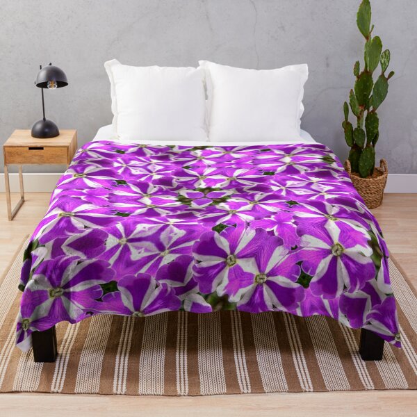 Item preview, Purple Verbena Pattern designed and sold by Patternflower.