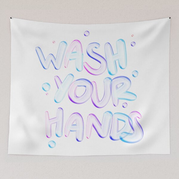 Item preview, Wash your hands bubbles designed and sold by marnilauren.