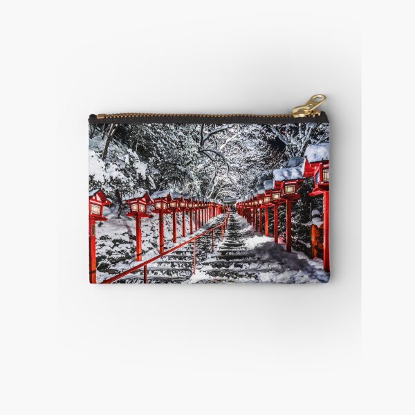 Item preview, Winter Path to Kibune Shrine, Kyoto | Japanese Lanterns designed and sold by Art-by-Geoff.