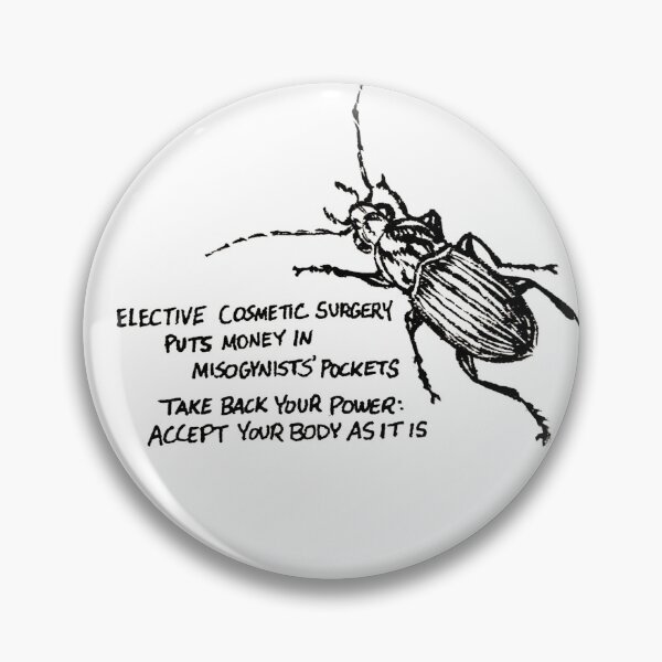 Item preview, Anti Cosmetic Surgery Beetle designed and sold by pillarsalt.