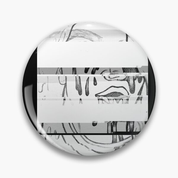 Item preview, Glitched Melting Girl Digital Illustration White designed and sold by Bennett Swanson.