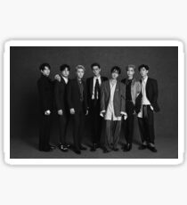 Super Junior-Schwarzer Anzug Sticker
