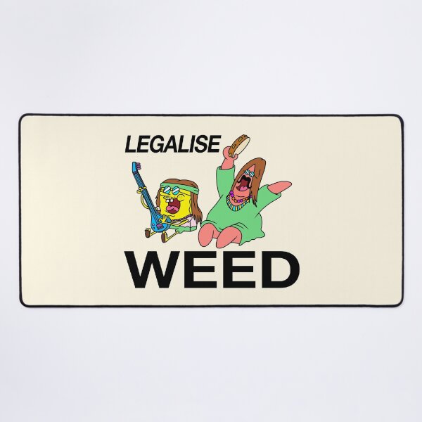 Item preview, Legalise Weed - Funny Hippie Spongebob And Patrick designed and sold by Picket Club.