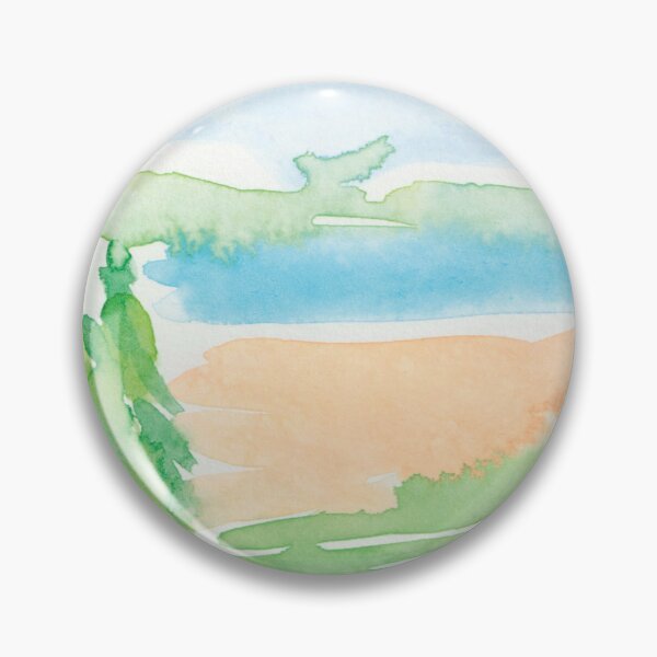 Item preview, Abstract Evergreens by the Sea Watercolor designed and sold by TiffanyMackay.
