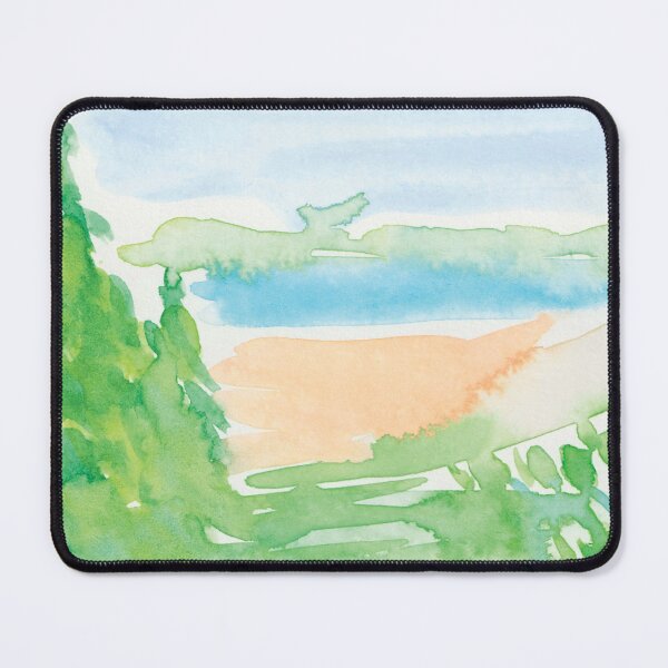 Item preview, Abstract Evergreens by the Sea Watercolor designed and sold by TiffanyMackay.