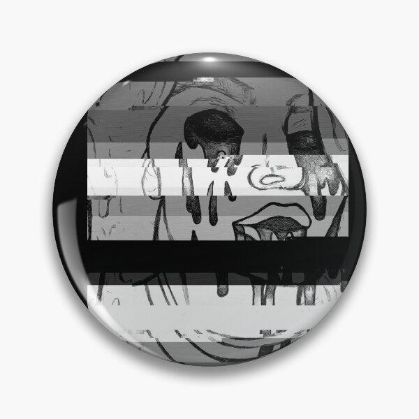 Item preview, Glitched Melting Girl Digital Illustration Black designed and sold by Bennett Swanson.