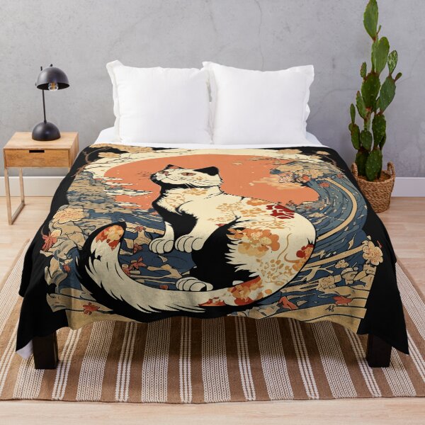 Item preview, Japanese Cat Fall designed and sold by ChasmicArt.