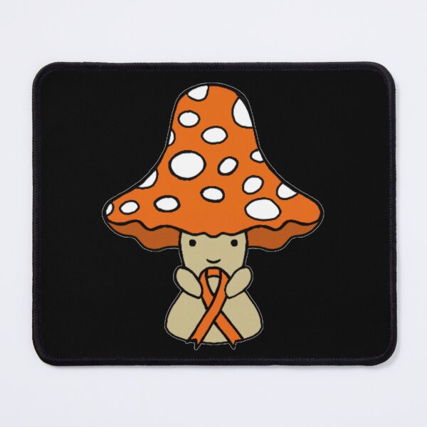 Item preview, Mushroom holding a big Awareness Ribbon (Orange) designed and sold by CaitlynConnor.