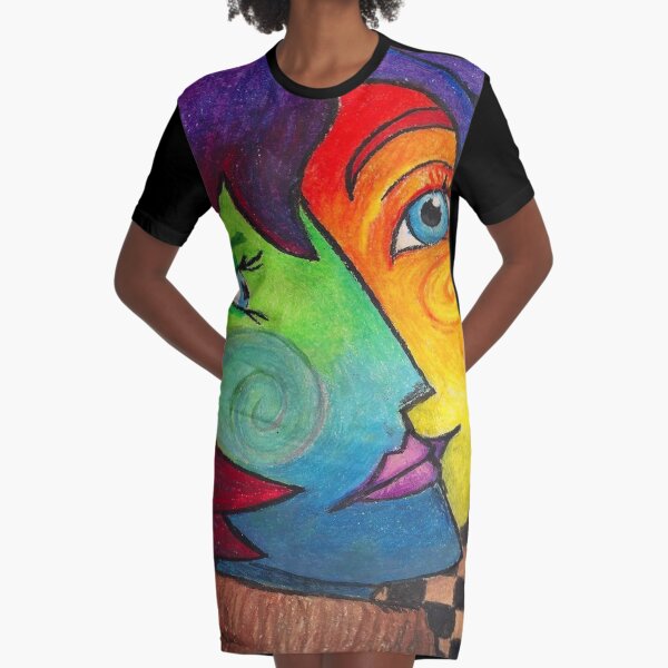 Pablo Picasso Graphic T-Shirt Dress