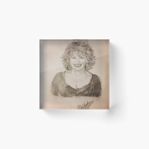 Item preview, JOY BEHAR PENCIL PORTRAIT designed and sold by Portraits by Billy Jackson.