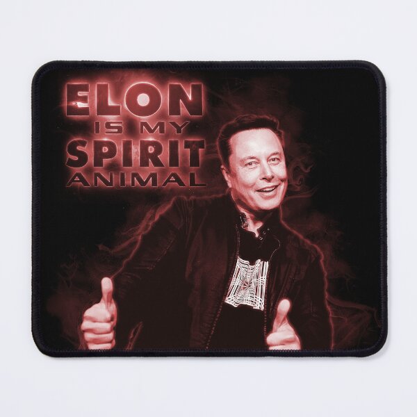 Artikelvorschau, Elon ist mein Seelentier. - Tesla- Elon Musk entworfen und verkauft von Osprey Tees.