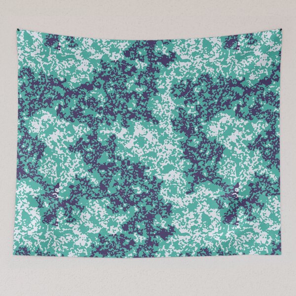 Item preview, Mint Green Camouflage Sponge Effect Seamless Digital Patterns designed and sold by ShopieHome.