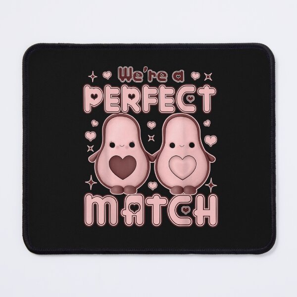 Item preview, We’re a Perfect Match Avocado Funny Valentine's Day Couples T-Shirt designed and sold by Blue-Rechard.