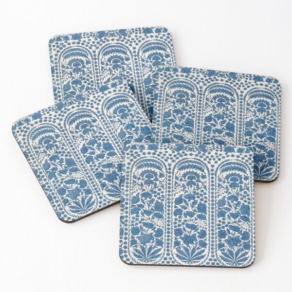Item preview, Vintage blue floral on white designed and sold by Maggie Vieira.