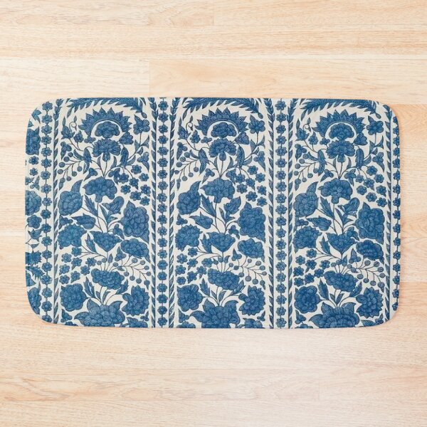 Item preview, Vintage blue floral on white designed and sold by Maggie Vieira.