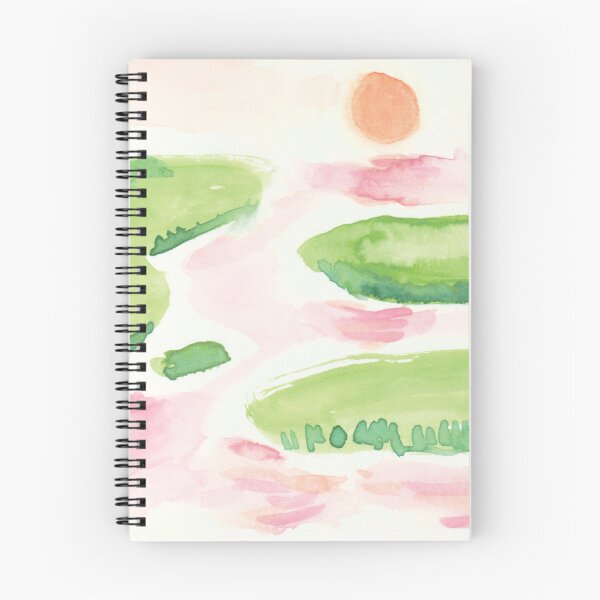 Item preview, Abstract Sunset Over the Marsh Watercolor designed and sold by TiffanyMackay.