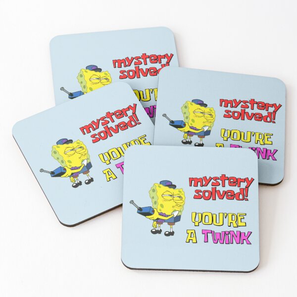 Item preview, Mystery Solved... You're A Twink - Funny Gay Meme designed and sold by Picket Club.